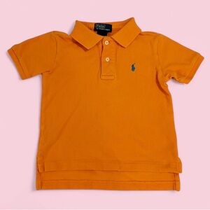 Polo Ralph Lauren Toddler Orange Classic Pony Polo Shirt Size 2T